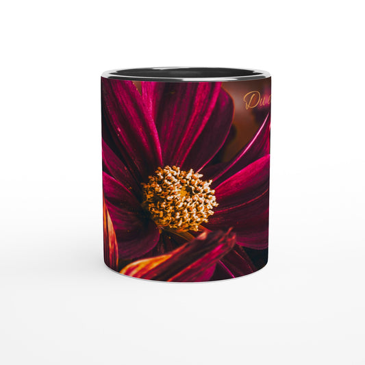 Krus - You're so fine blomst - Sort innside og hank + tekst "Du er verdifull"