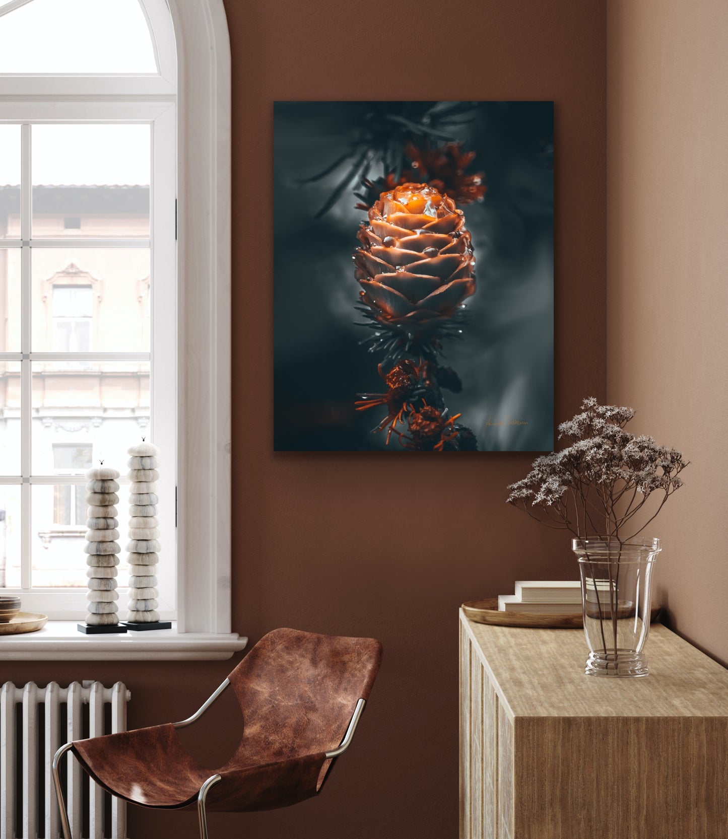 Light in darkness - Fotoplakat i matt papir eller aluminium