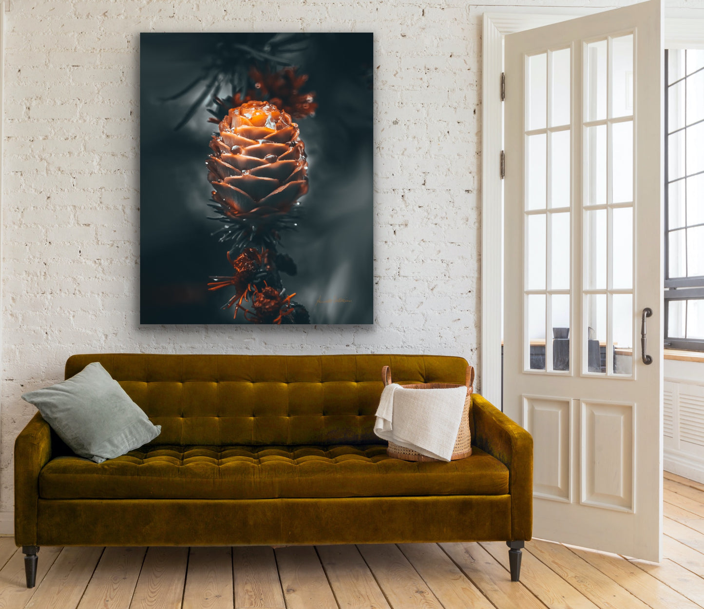 Light in darkness - Fotoplakat i matt papir eller aluminium